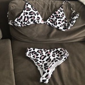 Leopard print bathing suit. New, never worn